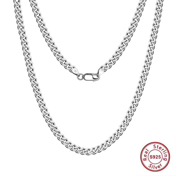 3mm Cuban link chain 925 silver