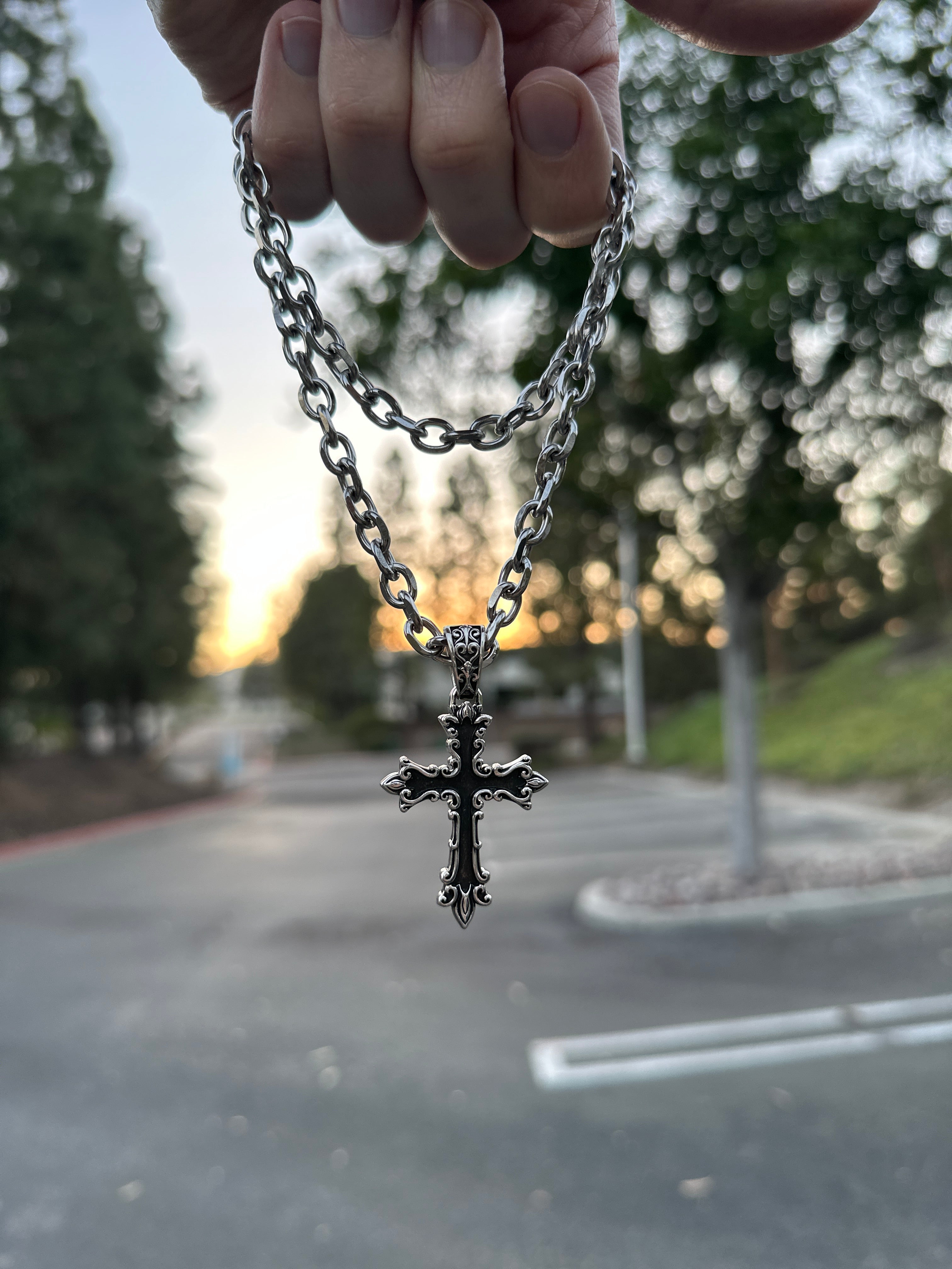 Gothic Cross Pendant