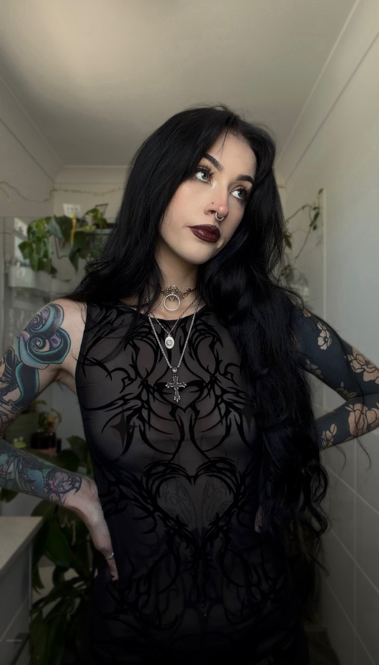 Gothic Cross Pendant