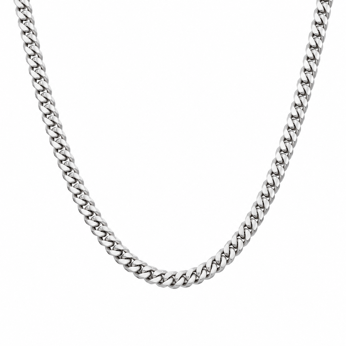 5mm Cuban link chain 316l stainless steel
