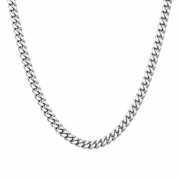 5mm Cuban link chain 316l stainless steel
