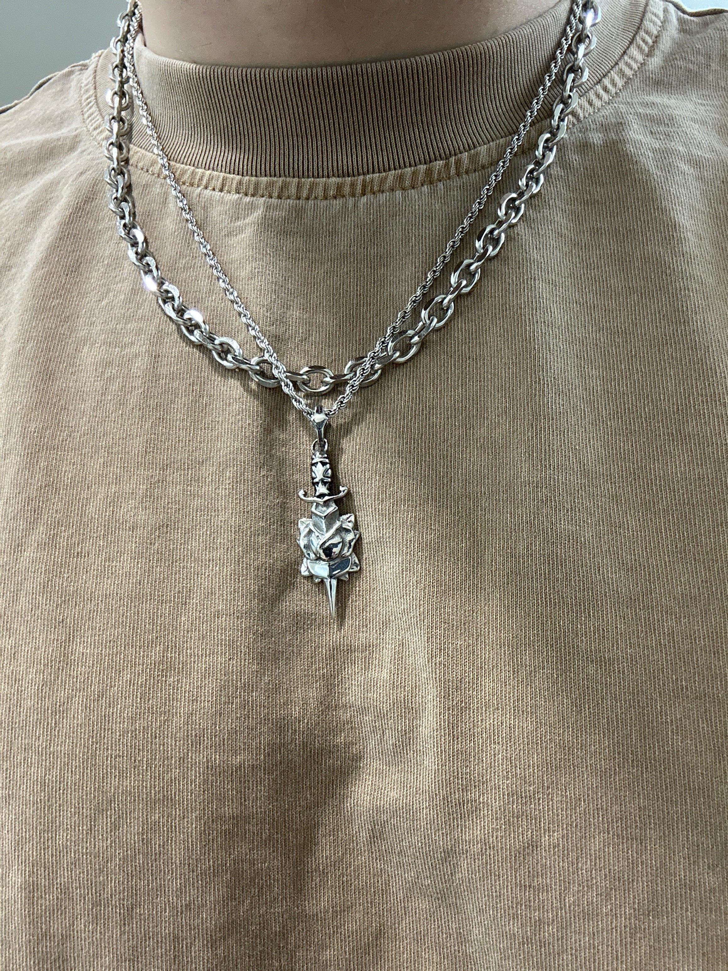 7mm cable link chain 316l stainless steel