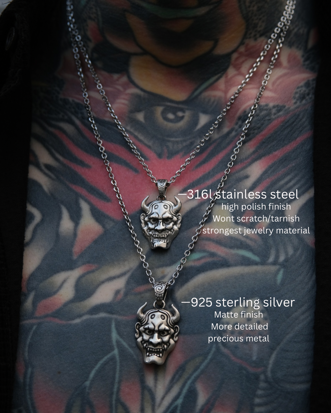 Hannya Mask Pendant