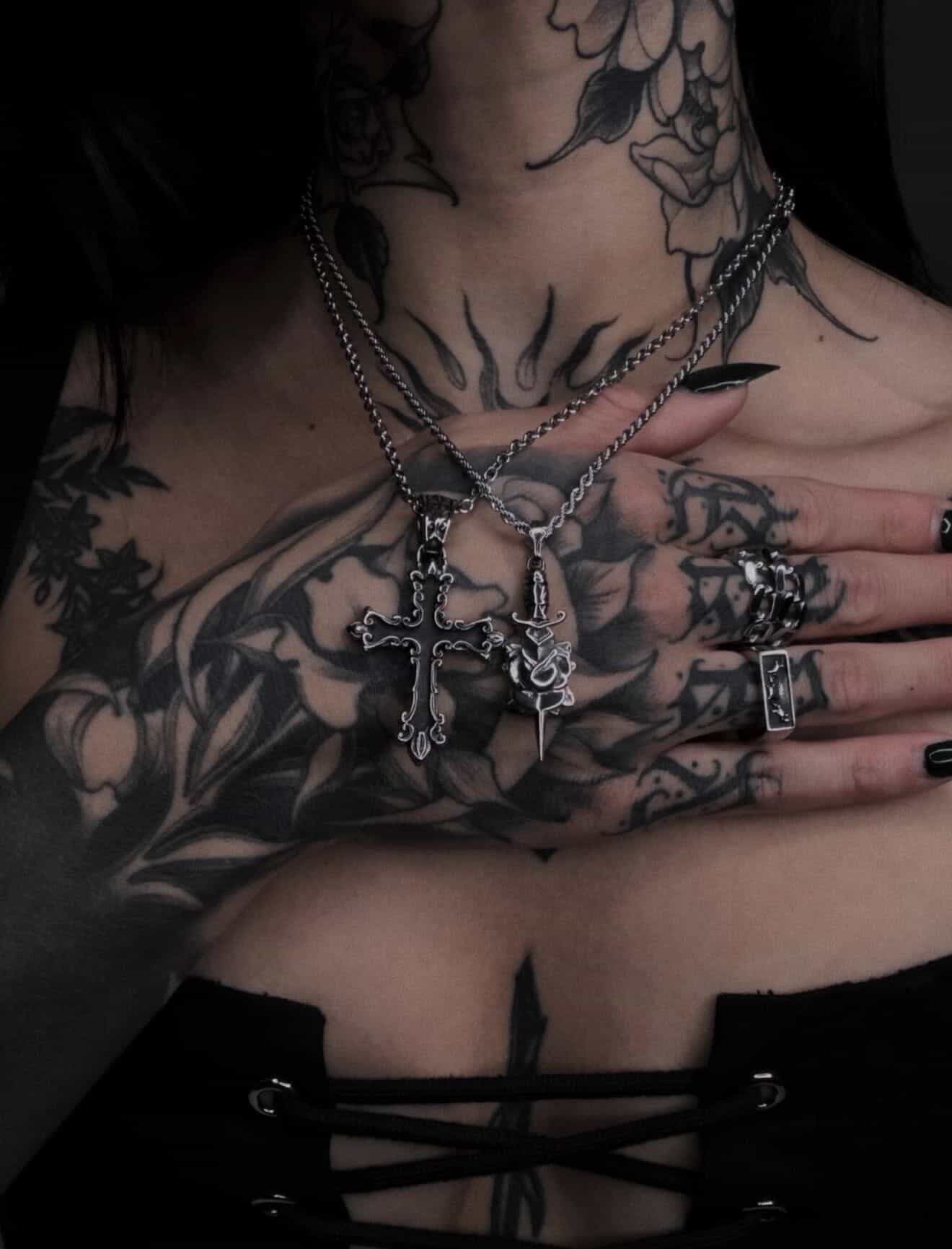 Gothic Cross Pendant