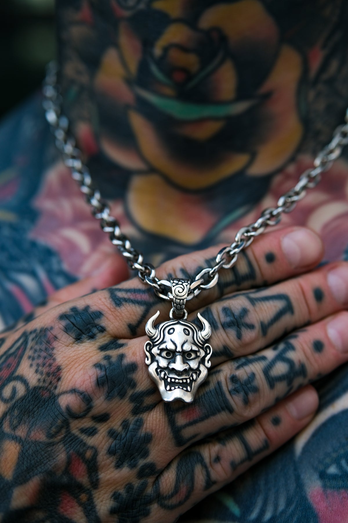 Hannya Mask Pendant