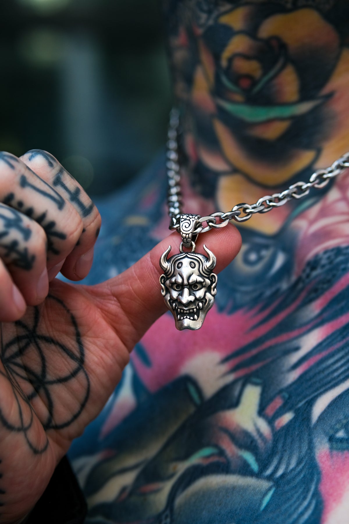 Hannya Mask Pendant