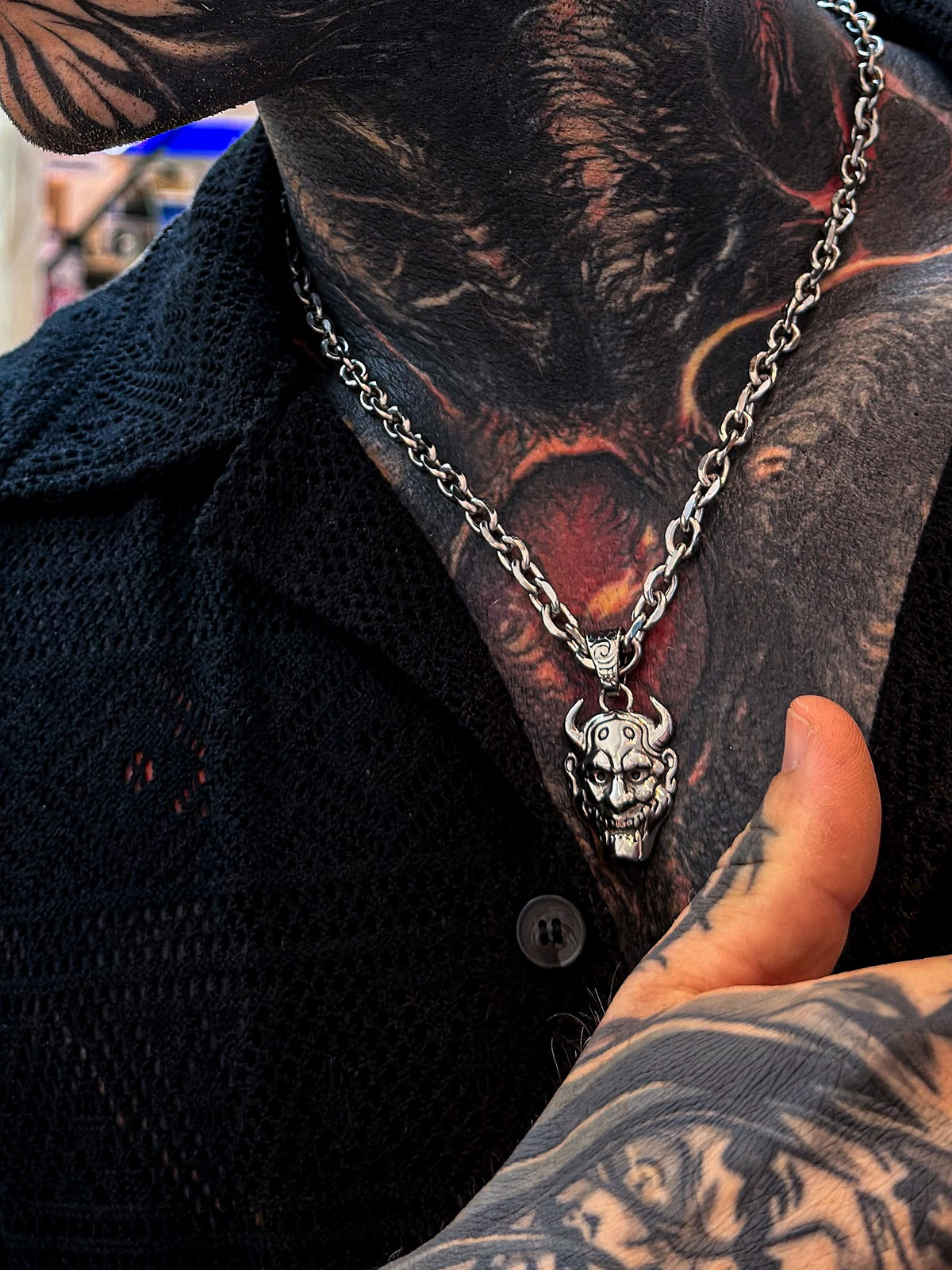 Hannya Mask Pendant
